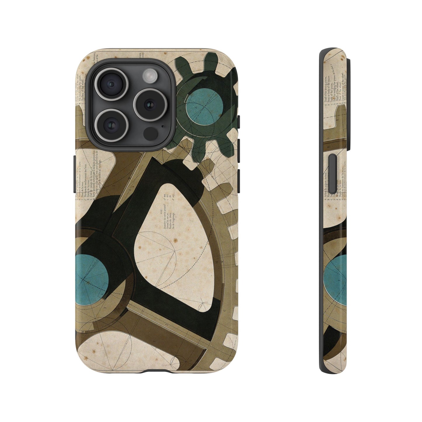 Antique Industrial Cog Wheels iPhone Case