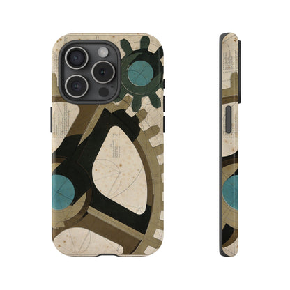 Antique Industrial Cog Wheels iPhone Case