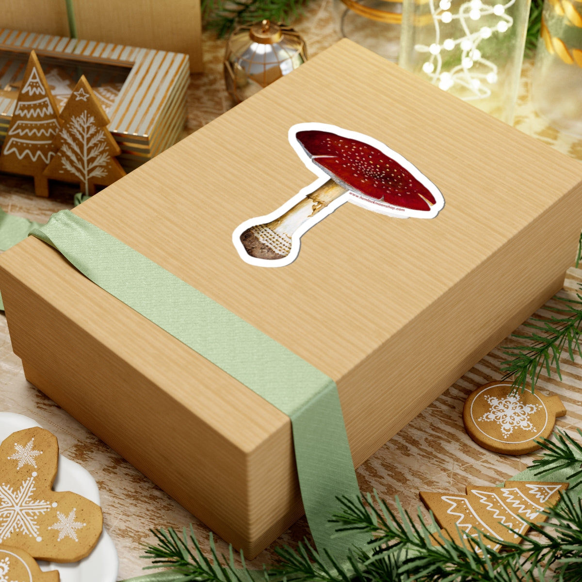 Fly Agaric (Amanita Mascara) Mushroom Sticker (4 sizes)