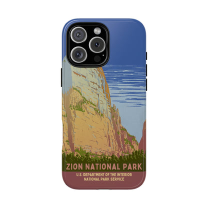 Zion National Park Retro iPhone Case