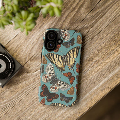 Butterflies Vintage Illustration iPhone Case
