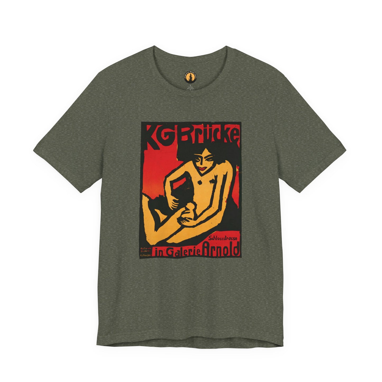 Die Brücke German Expressionism Art Tee | Ernst Ludwig Kirchner