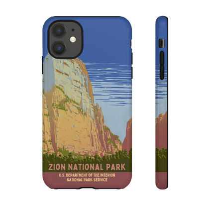Zion National Park Retro iPhone Case