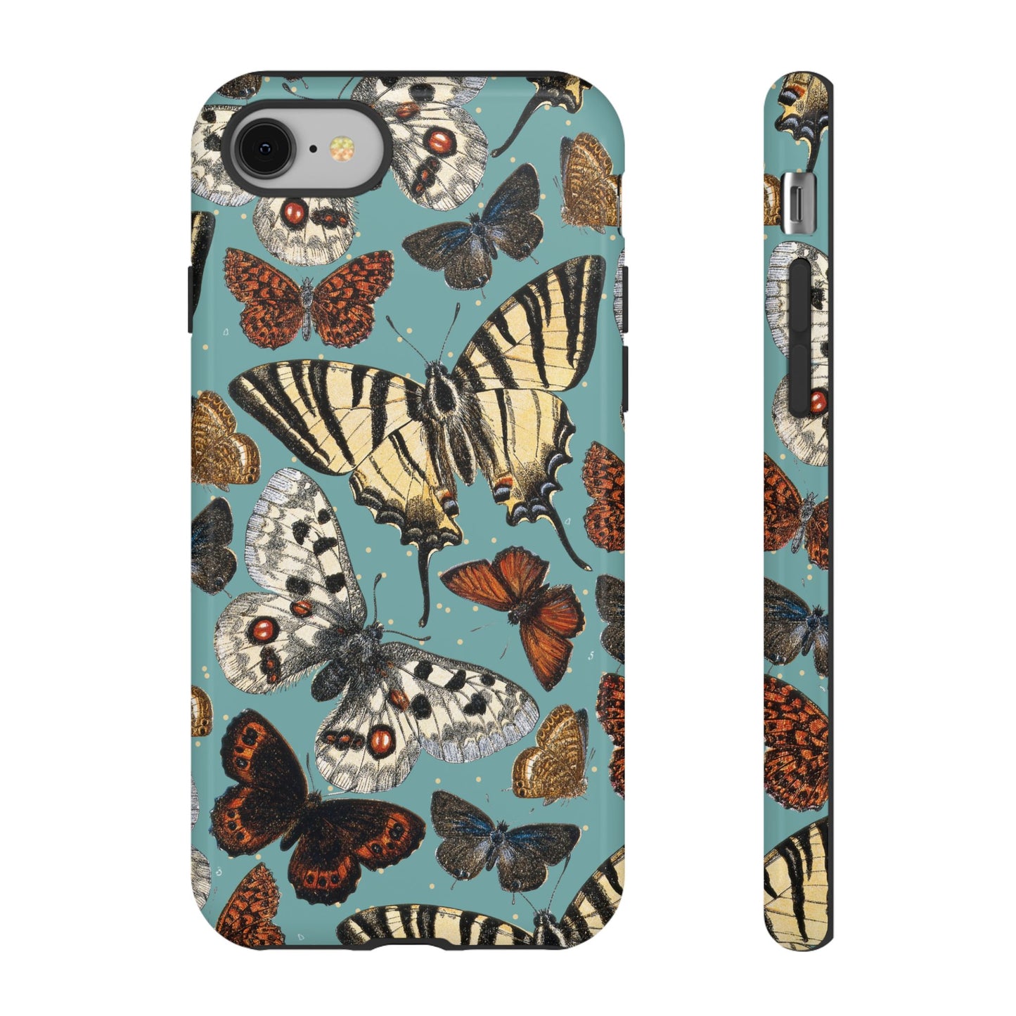 Butterflies Vintage Illustration iPhone Case