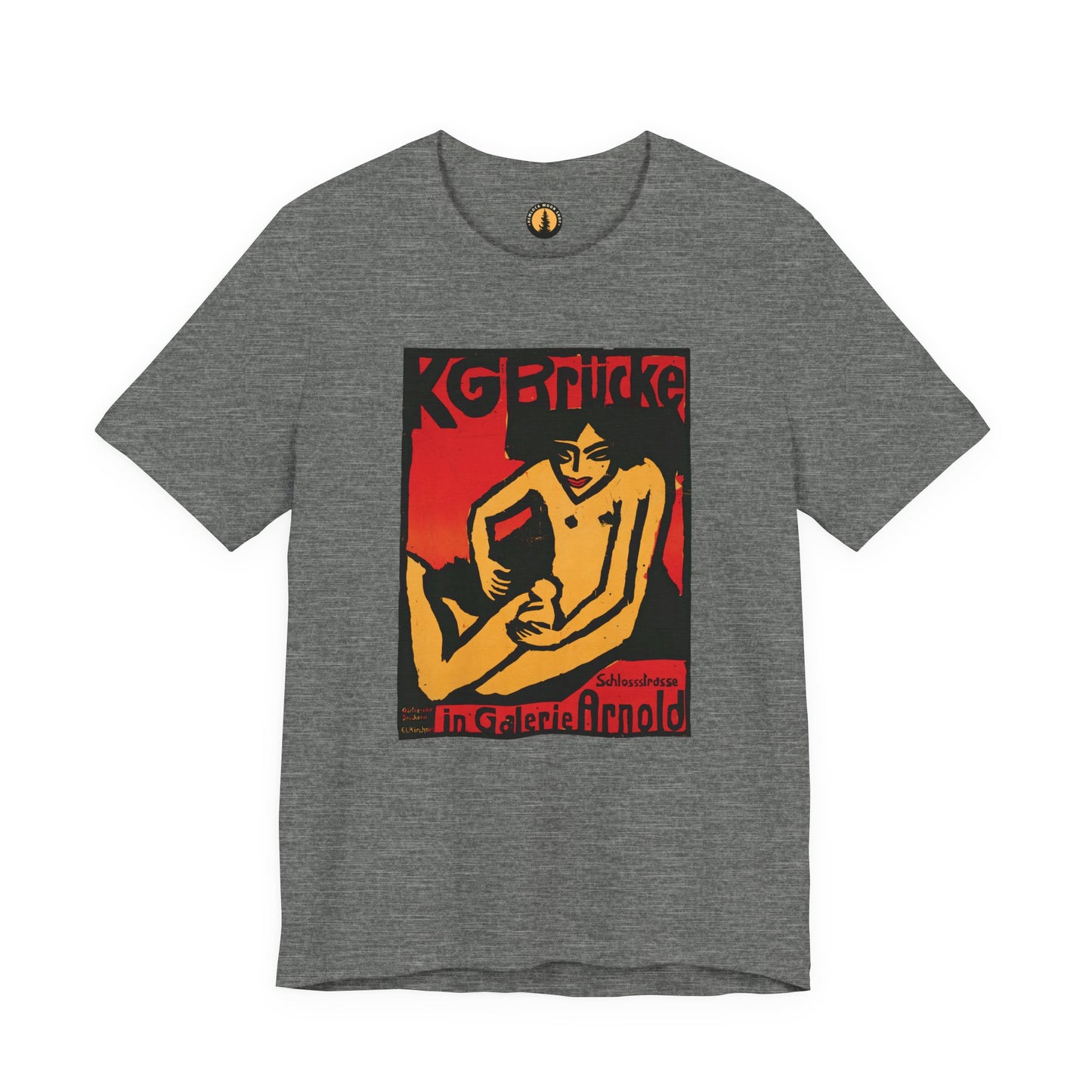 Die Brücke German Expressionism Art Tee | Ernst Ludwig Kirchner