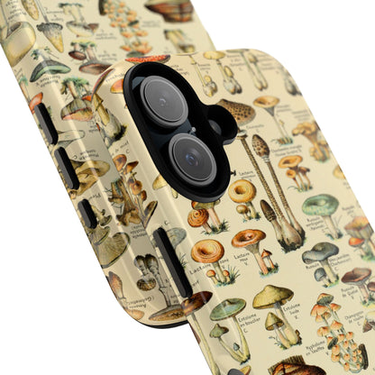 Mushrooms Vintage Field Guide iPhone Case