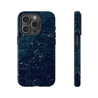 Stargazer Orion iPhone Case | Vintage Constellations Map