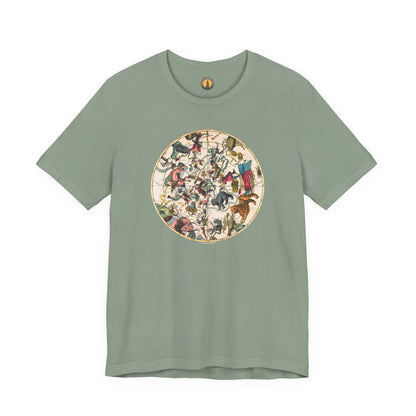 Northern Constellations Antique Map Tee