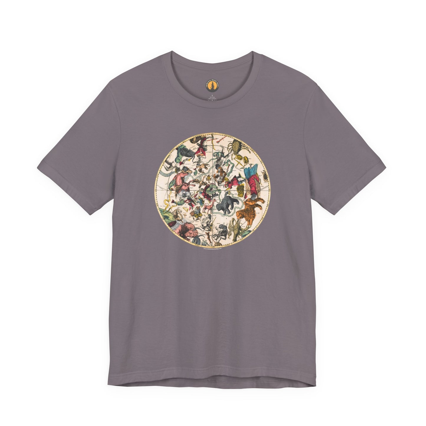 Northern Constellations Antique Map Tee