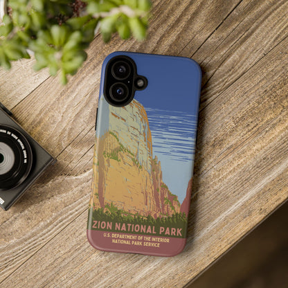 Zion National Park Retro iPhone Case