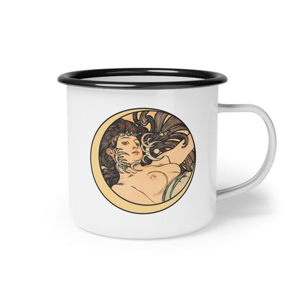Alphonse Mucha Crescent Moon Campfire Cup