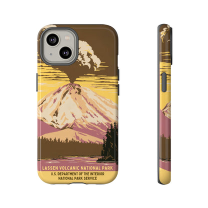 Lassen Volcanic National Park Retro iPhone Case