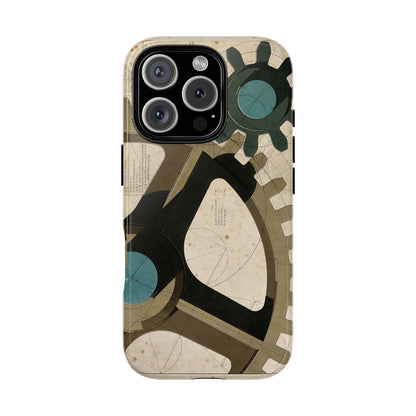 Antique Industrial Cog Wheels iPhone Case