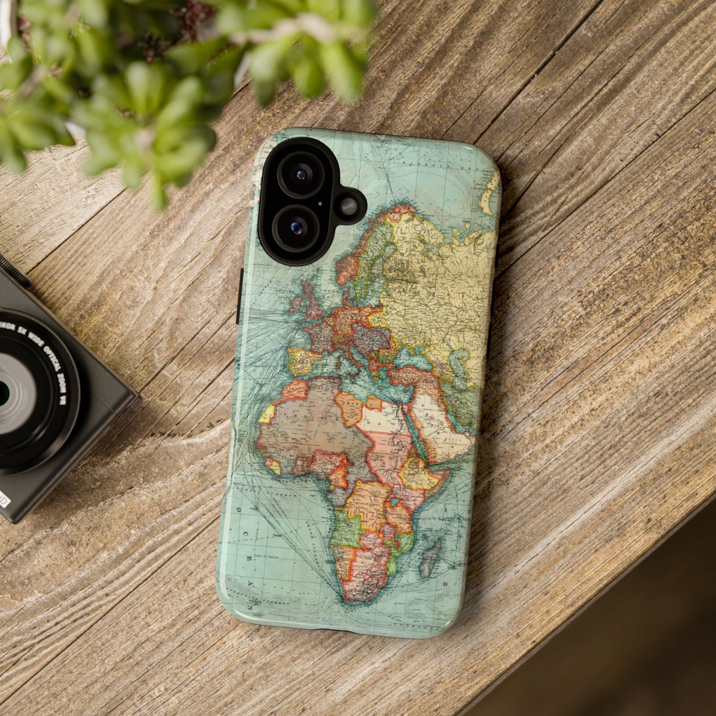 World Map iPhone Case