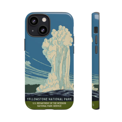 Yellowstone National Park Retro iPhone Case