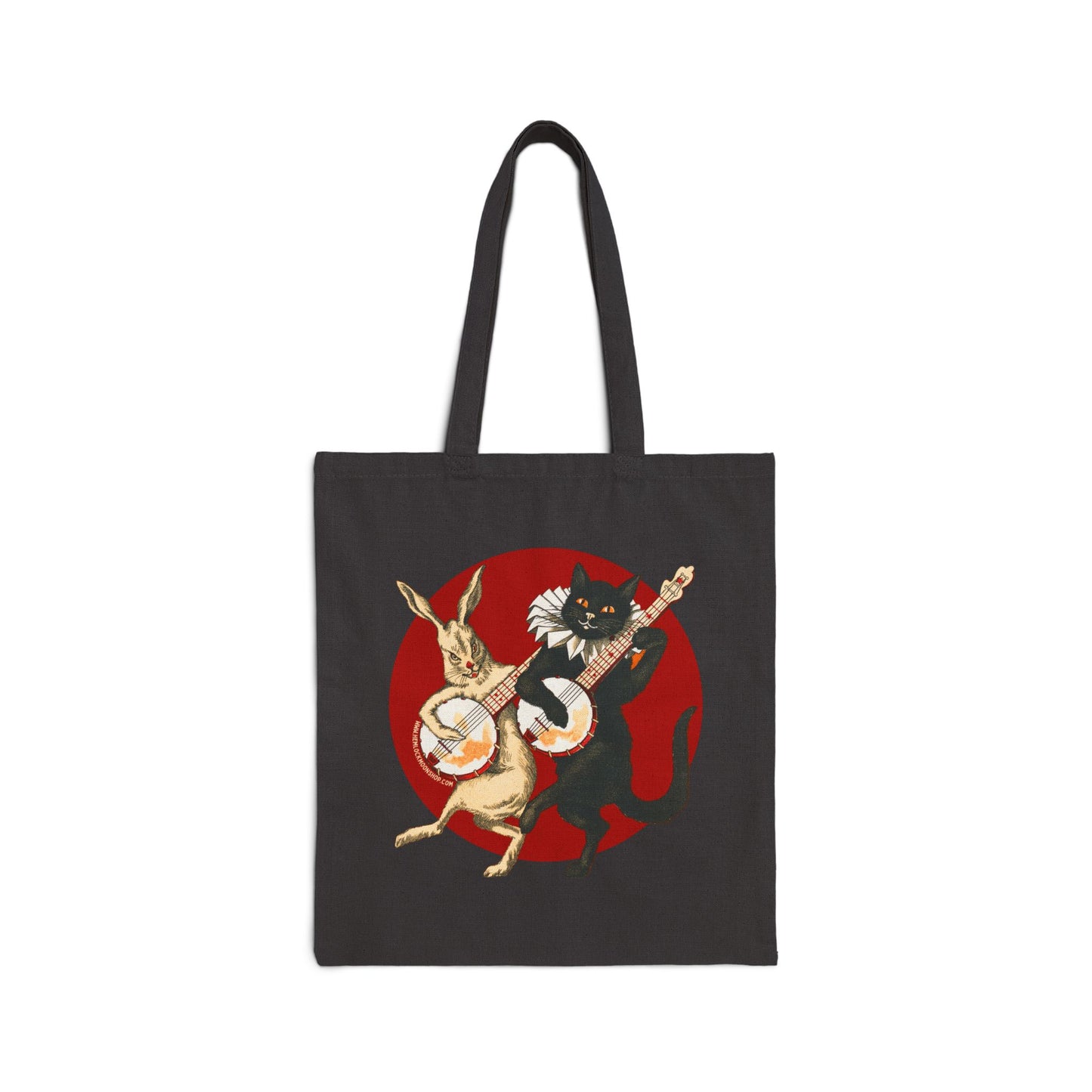 Black Cat & White Rabbit | Dueling Banjos Tote Bag