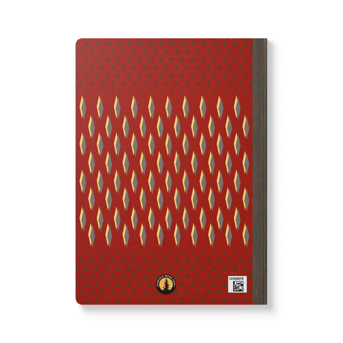 Retro Red Skiing Notebook | Vintage Winter Sports Softcover Travel Journal