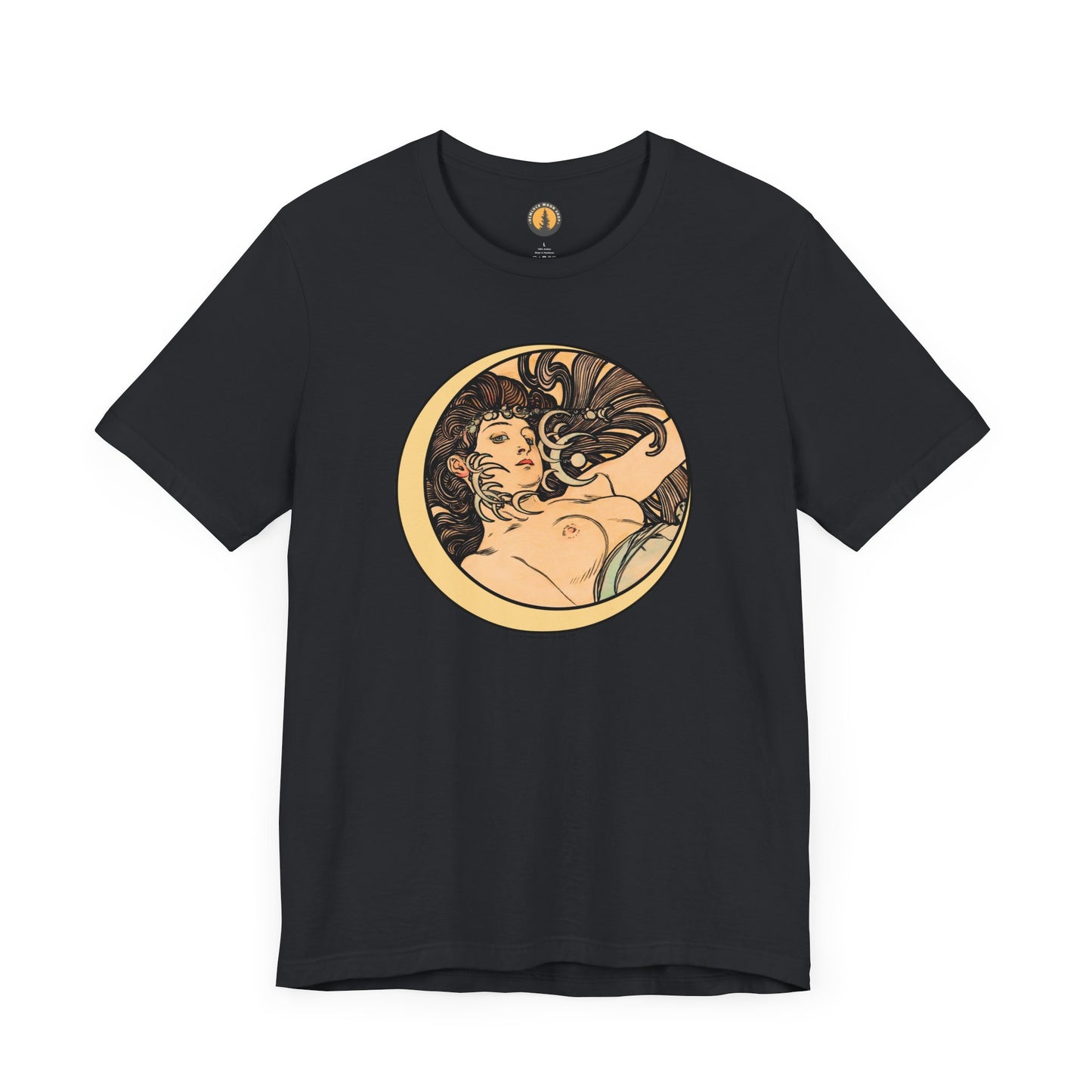 Alphonse Mucha Moon Tee