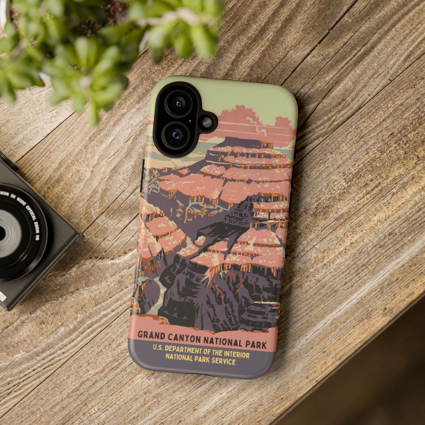 Grand Canyon National Park Retro iPhone Case