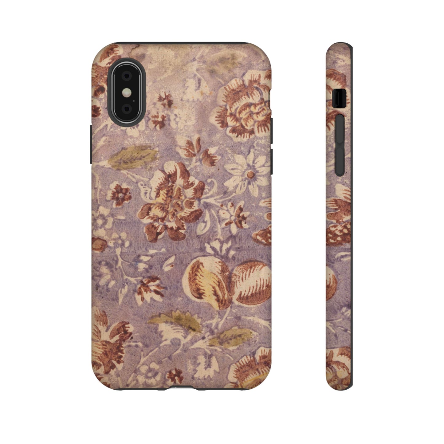 Vintage Lavender & Rose Fruit & Floral iPhone Case