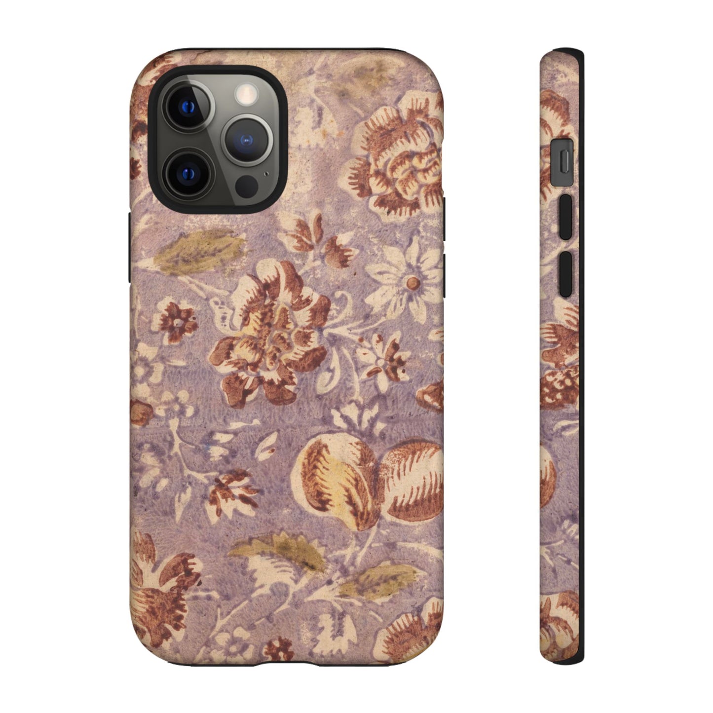 Vintage Lavender & Rose Fruit & Floral iPhone Case