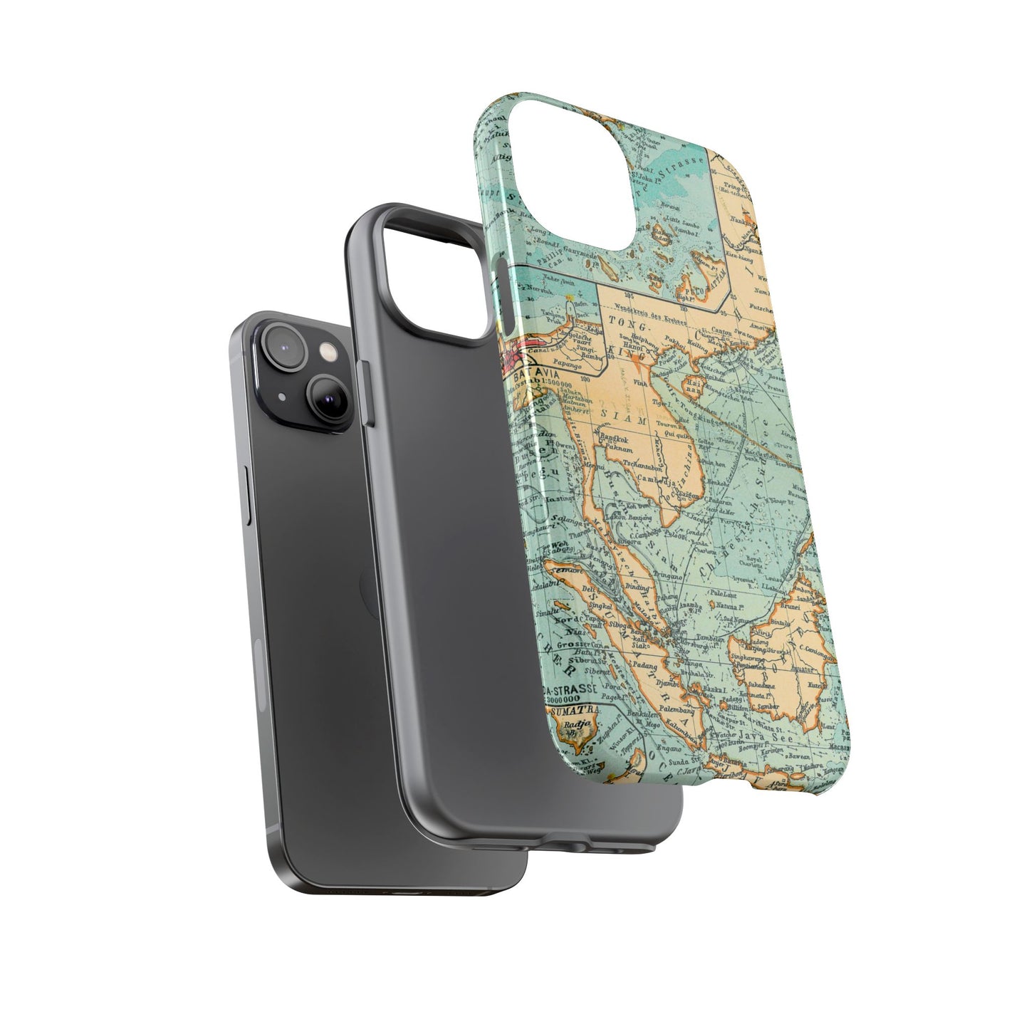 South China Sea Antique Map iPhone Case