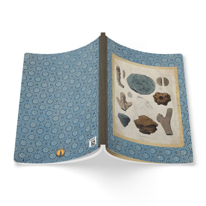 Fossils Vintage Blue Softcover Notebook