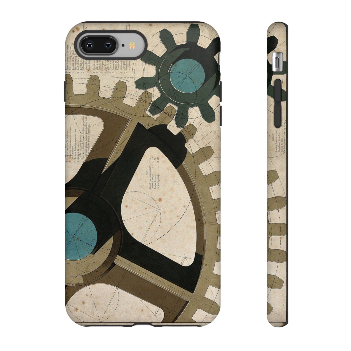Antique Industrial Cog Wheels iPhone Case