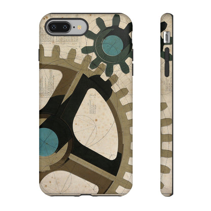 Antique Industrial Cog Wheels iPhone Case