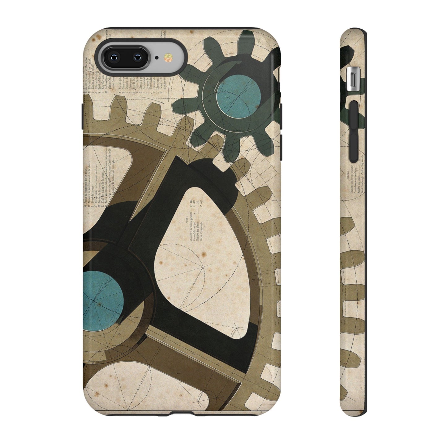 Antique Industrial Cog Wheels iPhone Case