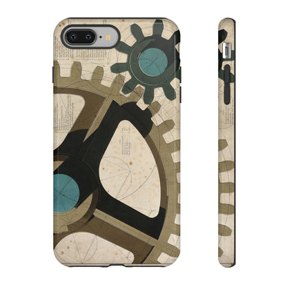 Antique Industrial Cog Wheels iPhone Case