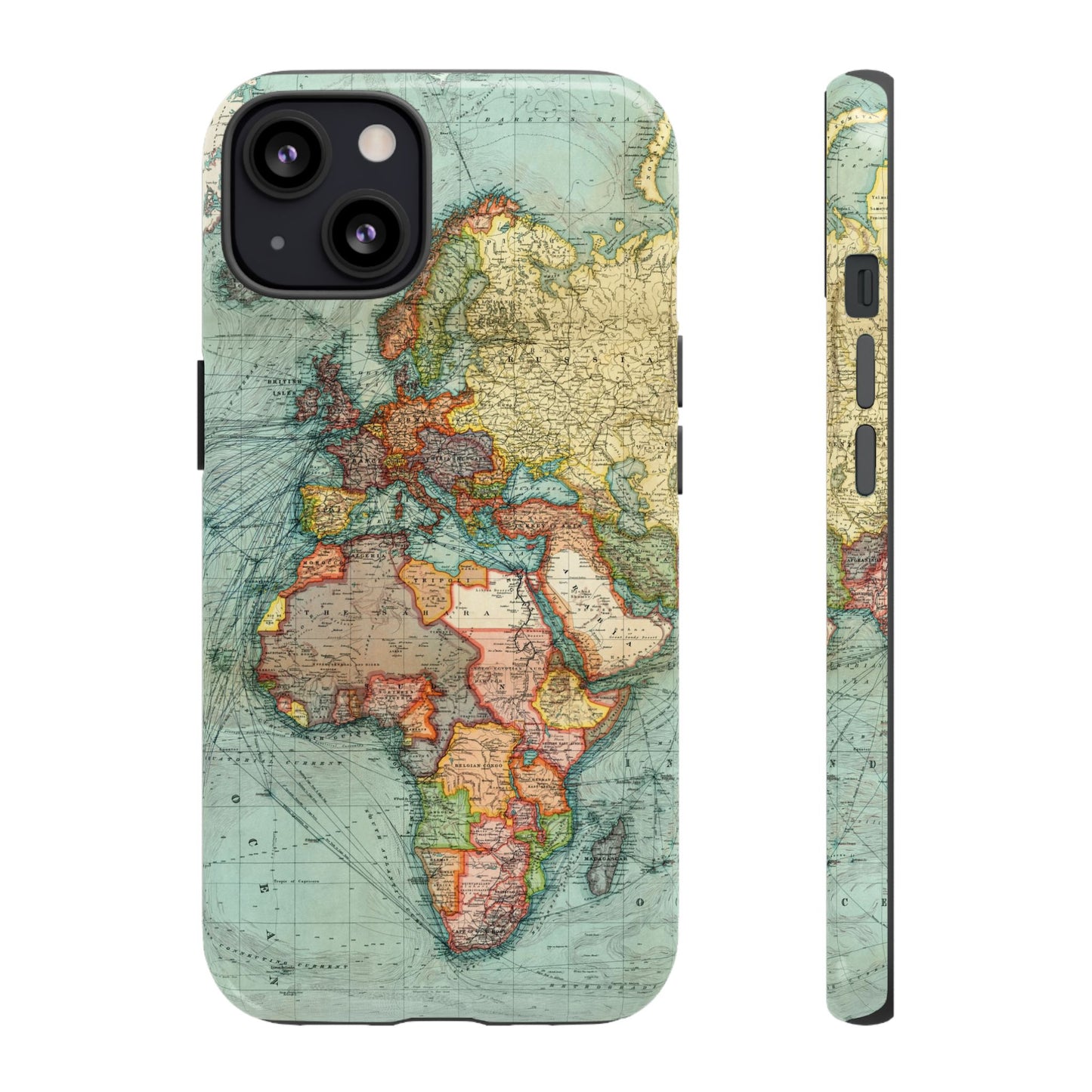 World Map iPhone Case