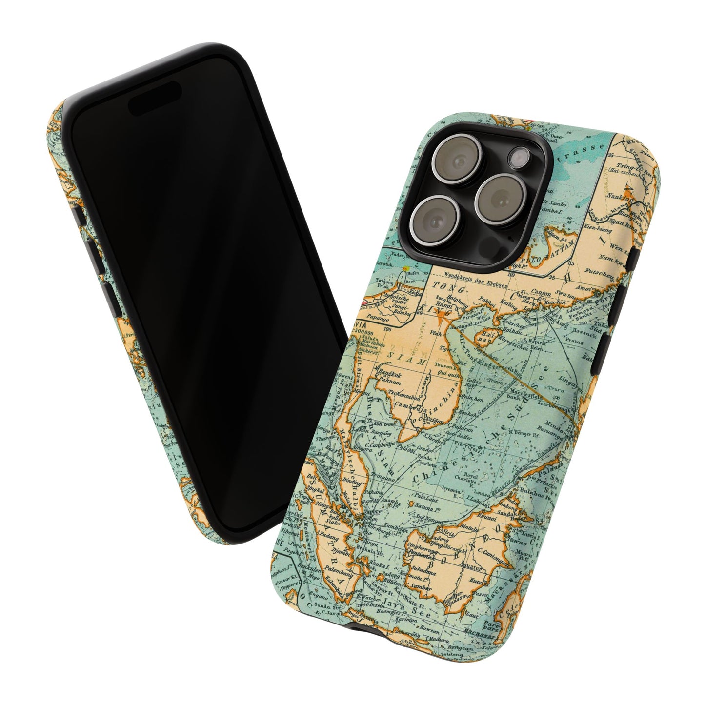 South China Sea Antique Map iPhone Case