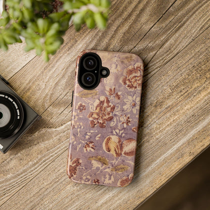 Vintage Lavender & Rose Fruit & Floral iPhone Case