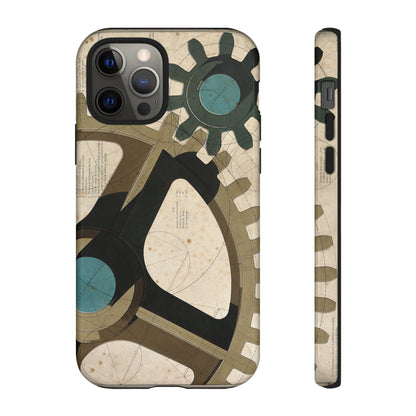 Antique Industrial Cog Wheels iPhone Case