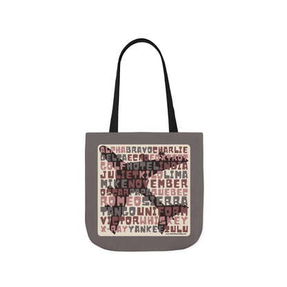 Pink Aviation Alphabet Tote Bag (3 sizes)