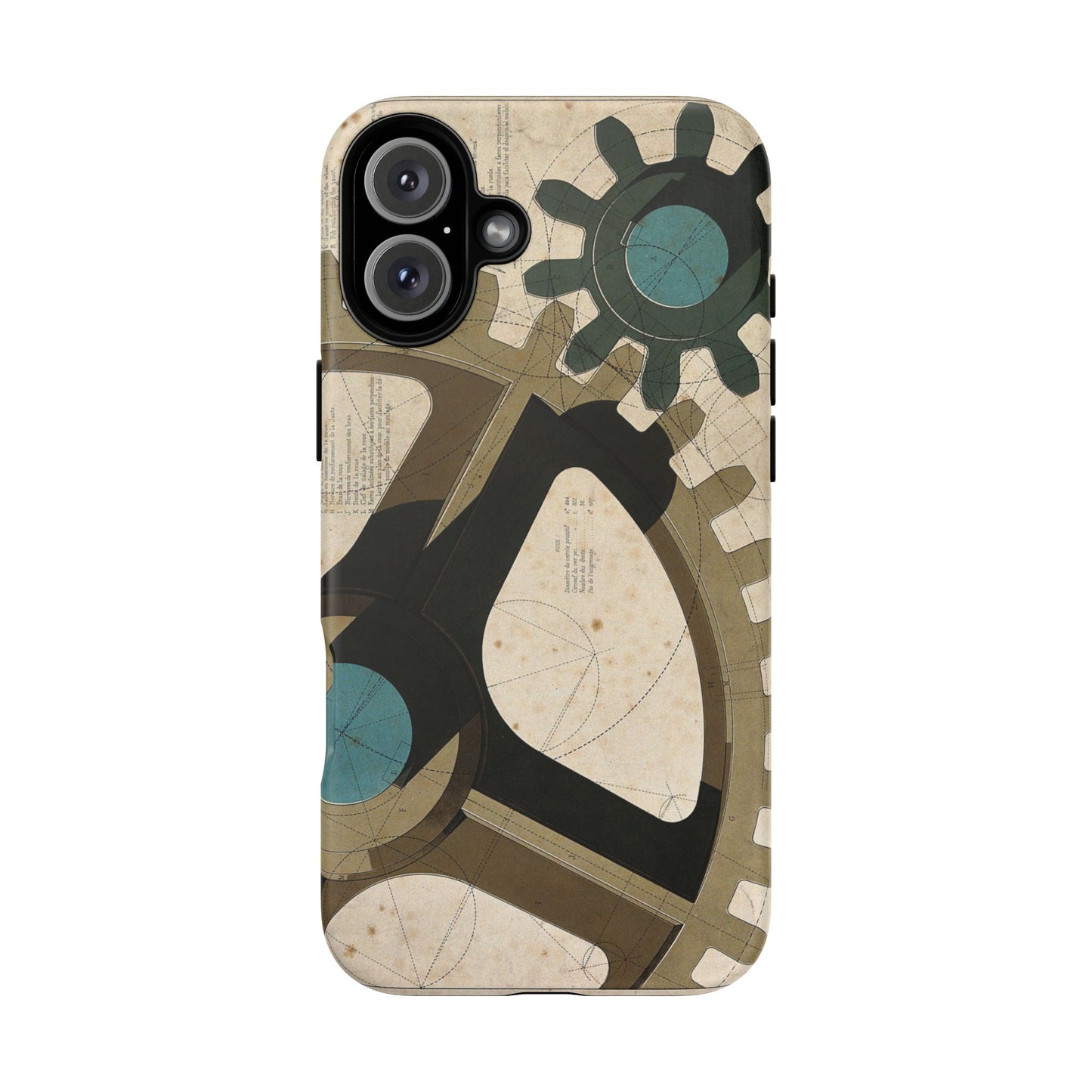 Antique Industrial Cog Wheels iPhone Case
