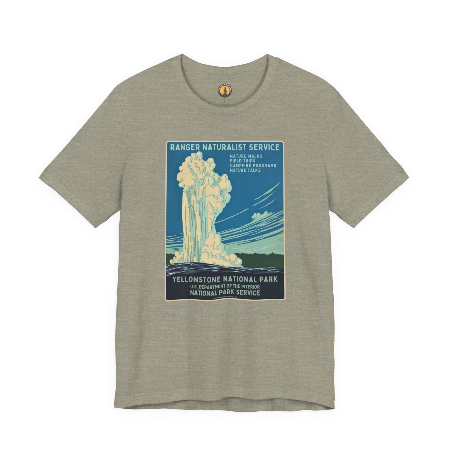 Yellowstone National Park Vintage Art Tee