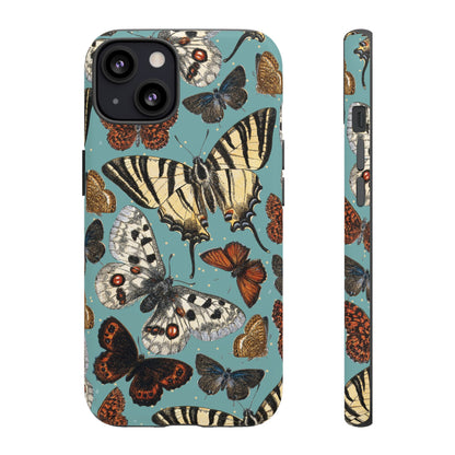 Butterflies Vintage Illustration iPhone Case