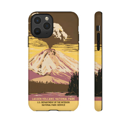 Lassen Volcanic National Park Retro iPhone Case