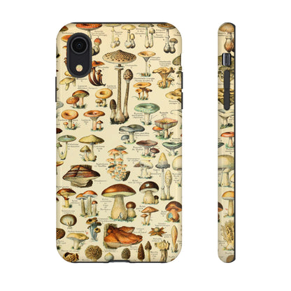 Mushrooms Vintage Field Guide iPhone Case