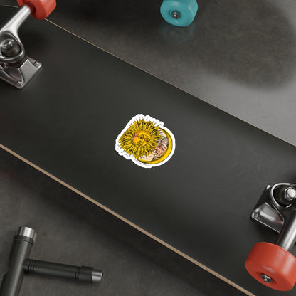 Sun and Moon Sticker :: All-Weather, Water-Resistant Vinyl (5 sizes)