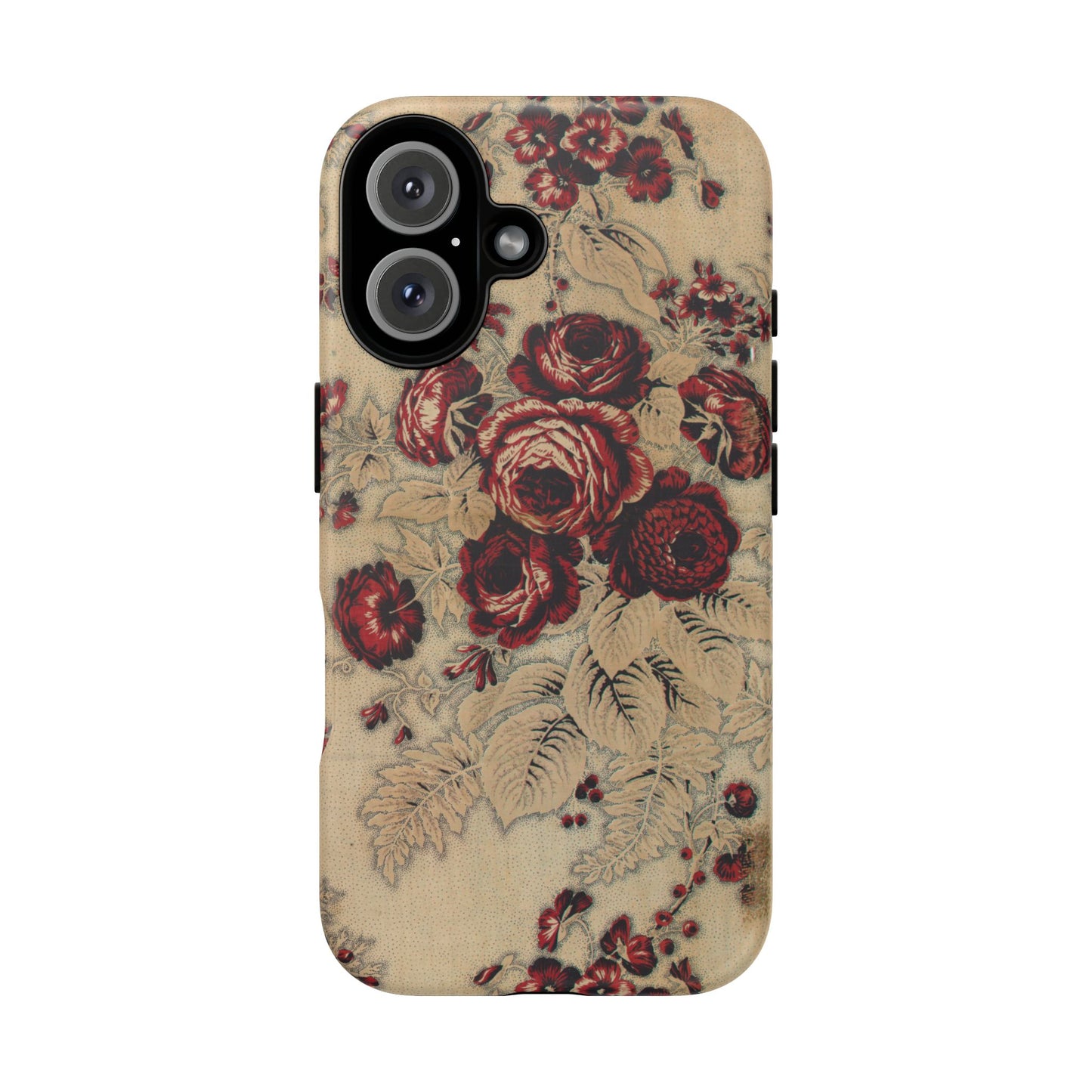 Red Roses Vintage iPhone Case
