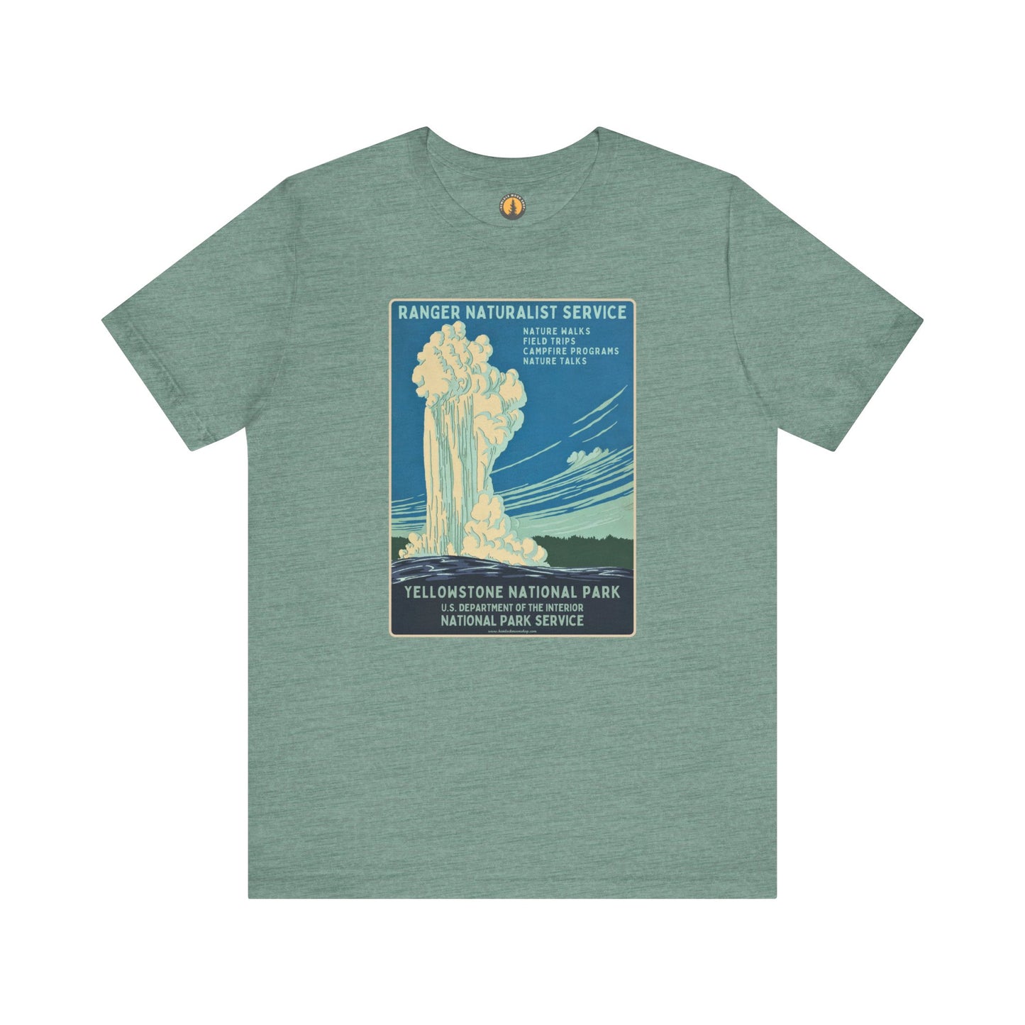 Yellowstone National Park Vintage Art Tee