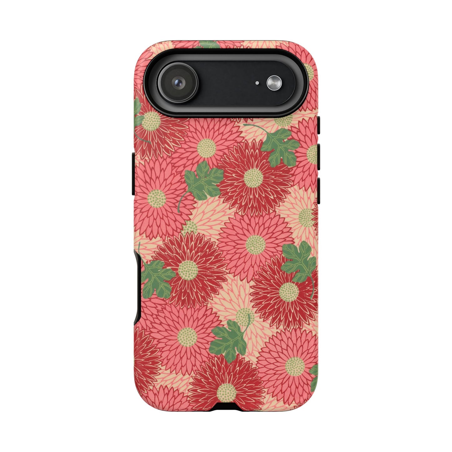 Pink Chrysanthemums Vintage iPhone Case