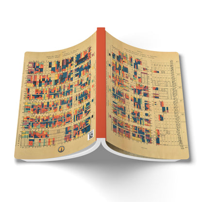 Chicago Vintage Wage Map | Softcover Notebook with Inside Maps