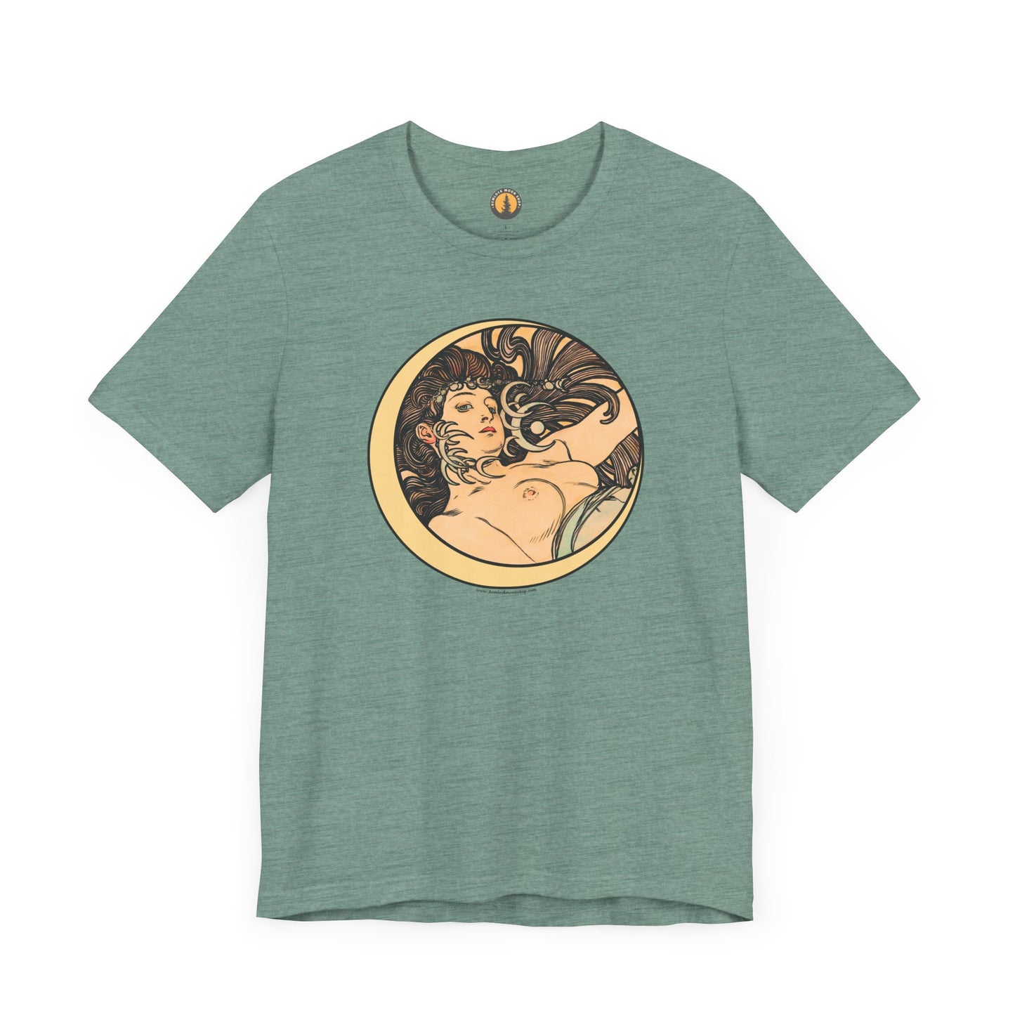 Alphonse Mucha Moon Tee