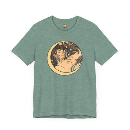 Alphonse Mucha Moon Tee