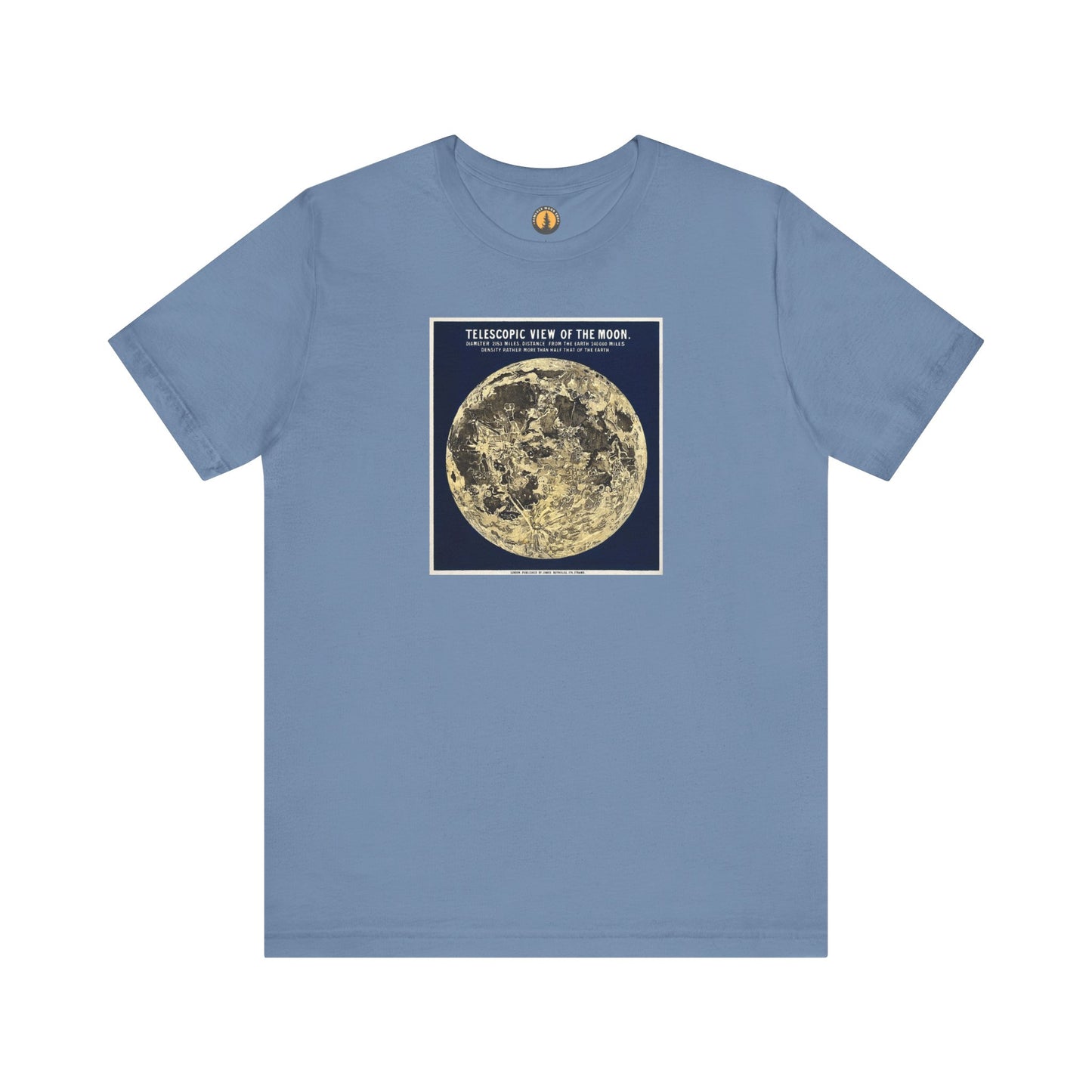 Vintage Telescopic View of the Moon Tee