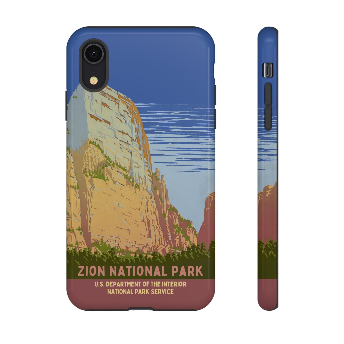 Zion National Park Retro iPhone Case